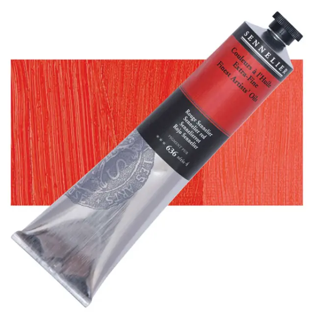 Sennelier Λάδι Finest Artists Oil 636 Sennelier Red - 200ml