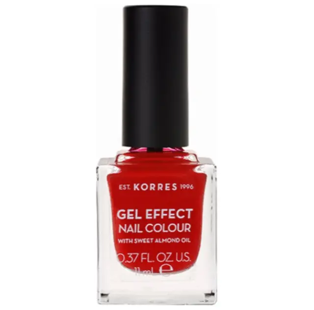 Korres Gel Effect Nail Colour No.53 Royal Red Βερνίκι Νυχιών, 11ml 2