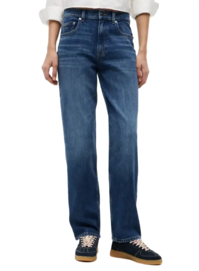 Tommy Hilfiger γυναικείο ψηλόμεσο τζιν παντελόνι DW0DW23019-1 2