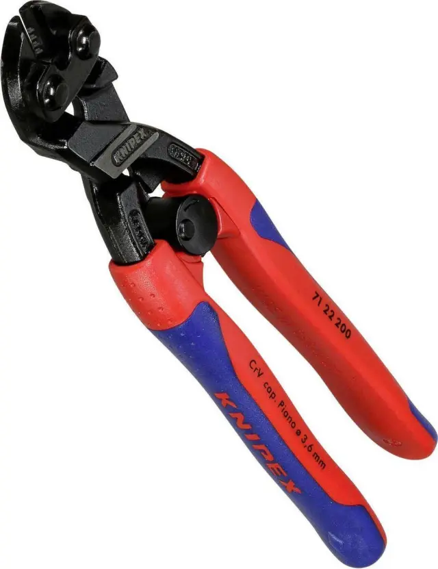 Knipex 7122200 - Κόφτης καλωδίων CoBolt ως 3,6mm, με ελαφριά μόνωση No200mm