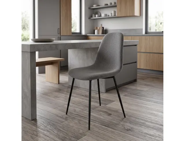 Καρέκλα Atom Home Deco Factory με διαστάσεις 44x54x86cm - Grey HD0476