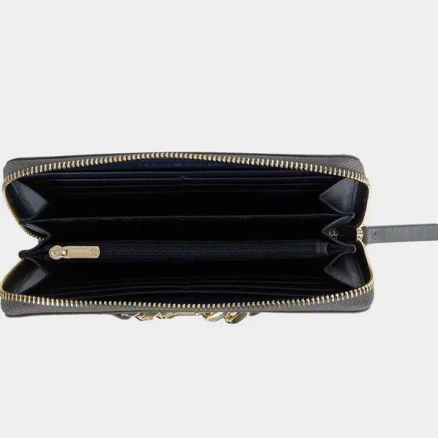 Tommy Hilfiger - Γυναικείο Πορτοφόλι Th Luxe Large Za AW0AW15608-0IN Γκρι 3
