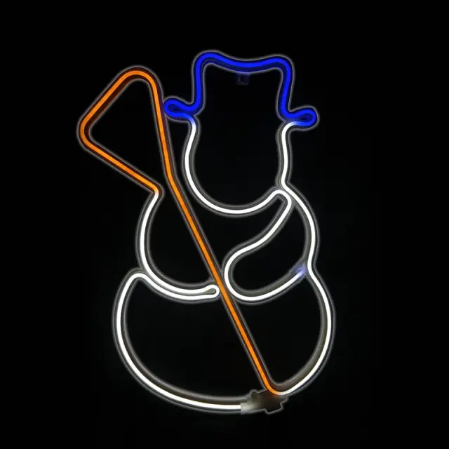 AcaLight Offer ΧΙΟΝΑΝΘΡΩΠΟΣ 300 LED NEON ΦΩΤΟΣΩΛΗΝΑ 3m SMD ΠΟΛΥΧΡΩΜΟ ΣΤΑΘΕΡΟ ΜΕ 1.5m ΚΑΛΩΔΙΟ IP44 370x530mm