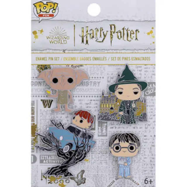 Funko Σετ Κονκάρδες HARRY POTTER - Funko 4pk Pin Set - Anniversary Chamber of Secrets (FUNHPPN1107)