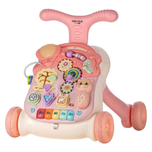 FreeON Free2Play Walk + Play Περπατούρα Δραστηριοτήτων 2 σε 1 Pink 9+ Μηνών 2