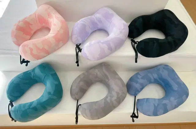 Μαξιλάρι αυχένα ταξιδίου - Memory Foam - 571221 - Purple 2