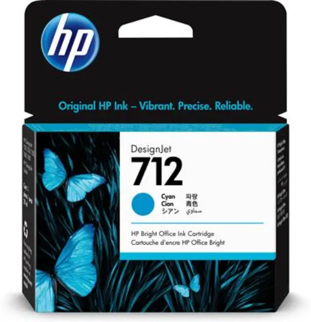 HP Μελάνι Inkjet No.712 Cyan (3ED67A) (HP3ED67A) HEWLETT PACKARD
