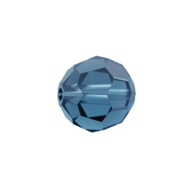 Swarovski 5000 Faceted Round Montana 4mm - 10τεμ