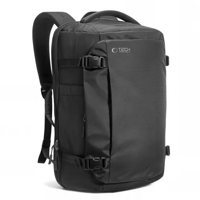 Tech-protect Defender S70 Ryanair & Wizzair Travel Laptop Cabin Backpack 24l 40x30x20 Black 2