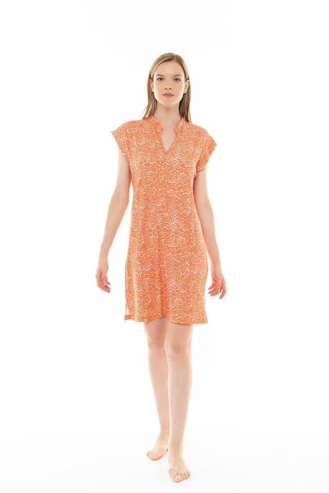 S1234 - Type - NIGHTGOWN ORANGE LEO