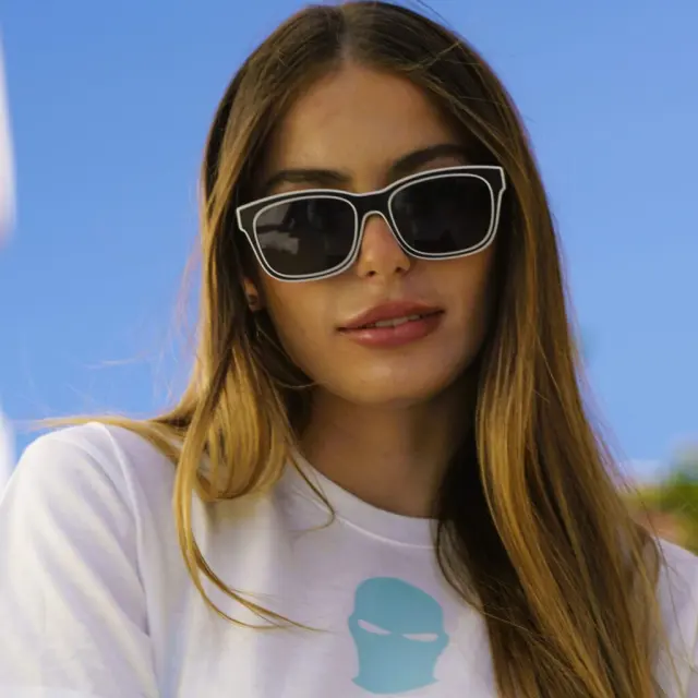 Ghetto Fashion Sunglasses Black Frame Unisex 2