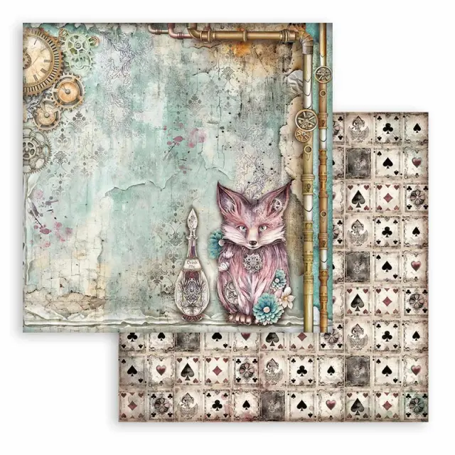 Χαρτιά scrapbooking 10τεμ, 20.3×20.3cm Stamperia, Master of Magic 3