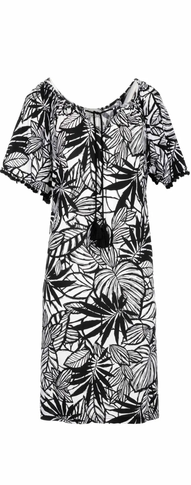 B188 - Type - BEACHWEAR BLACK FLOWER