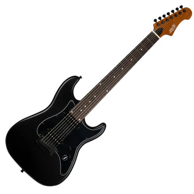 JET JS-407 MBK R Stratocaster HH 7άχορδη Ηλεκτρική Κιθάρα Matt Black