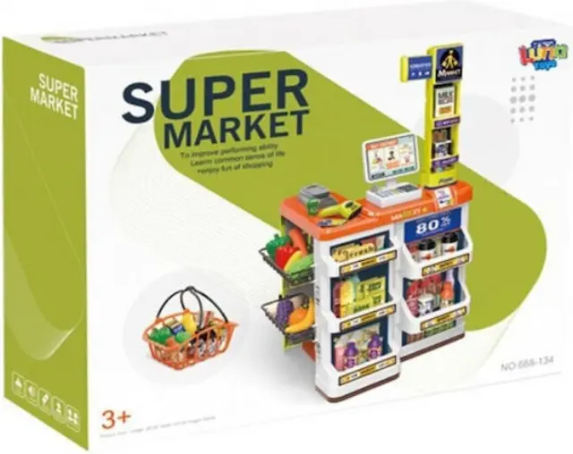 Παιχνίδι Super Market Με Αξεσουάρ Ήχο Και Φως