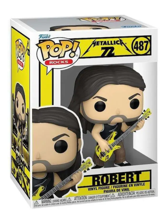Φιγούρα Funko POP! Rocks: Metallica - Robert (72 Seasons) #487 3