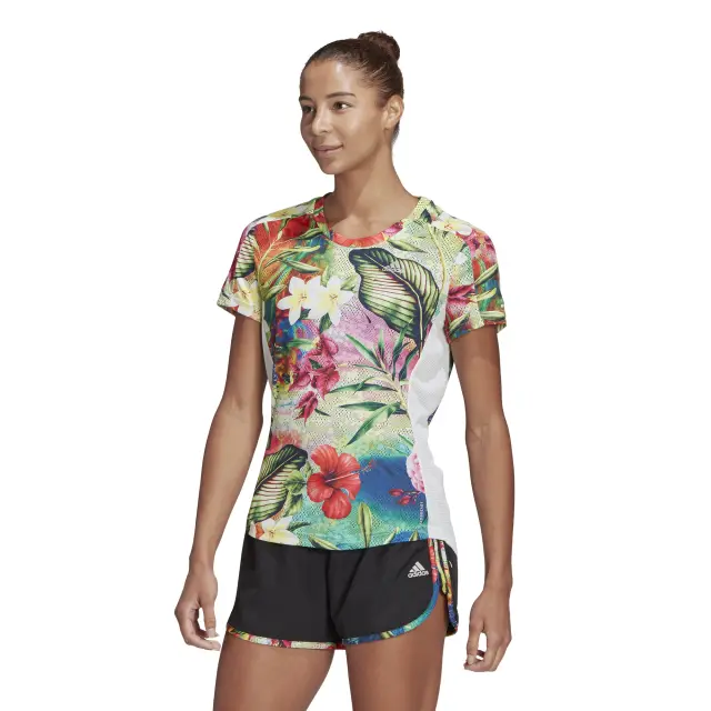 Adidas Own The Run Floral Tee GK6970 - S
