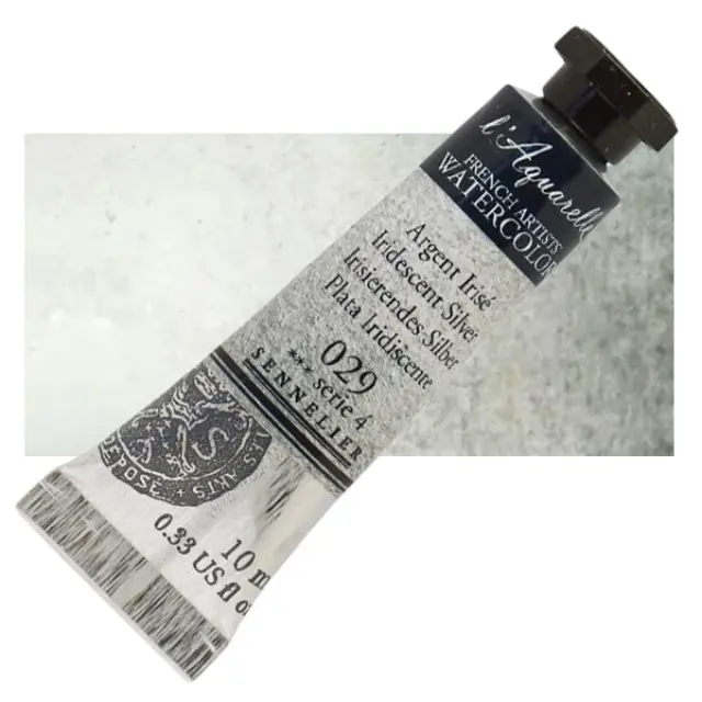 Χρώμα Ακουαρέλας Sennelier l Aquarelle Σωληνάριο 10ml - 029 Iridescent Silver