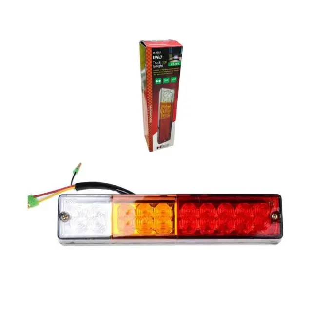 Πίσω Φανάρι LED IP67 για Φορτηγό – 12V/24V, 3 σε 1 Φλας, Στοπ, Όπισθεν - Truck Rear LED Taillight 0287001