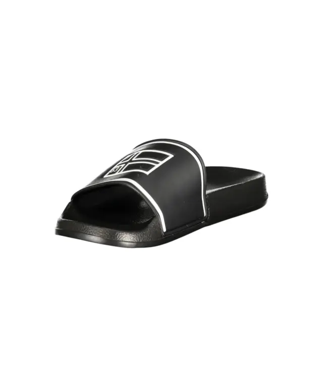 Norway Nautical School - Ανδρικές Παντόφλες Slipper 861014-BLACK Μαύρο 3