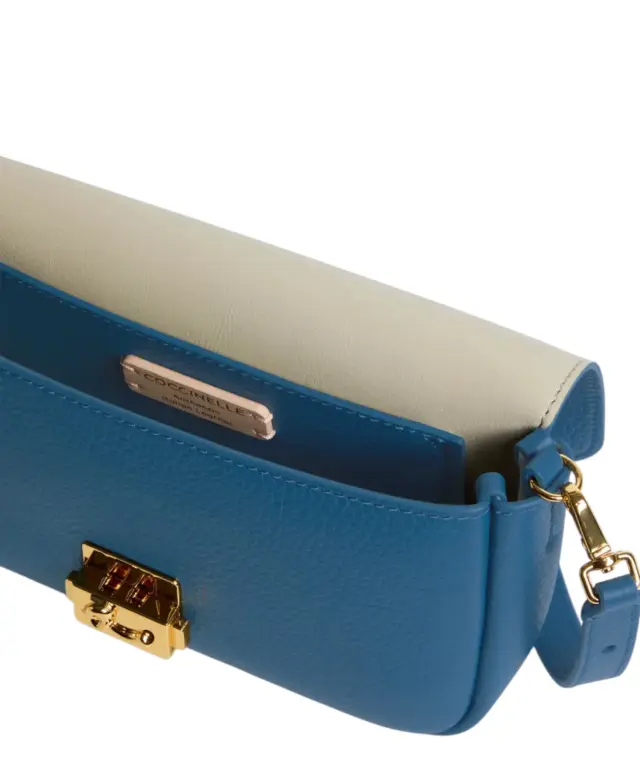 Coccinelle - Γυναικεία τσάντα Ώμου C-Me Lock Mini Bag E5U4K520101-B27 Μπλε 3