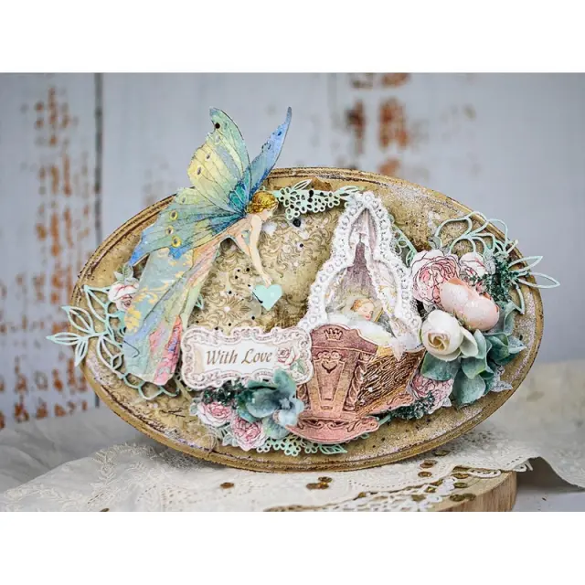 Ριζόχαρτο Stamperia 21x29cm, Sleeping Beauty Crib 2