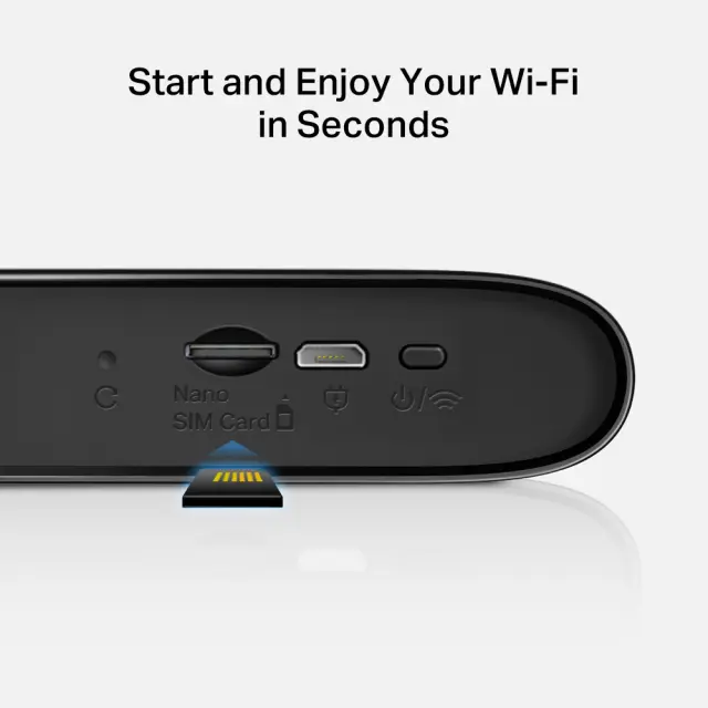Mercusys MT110 Φορητό 4G LTE Mobile Wi-Fi Router Hotspot με SIM έως 150Mbps + Μπαταρία 2