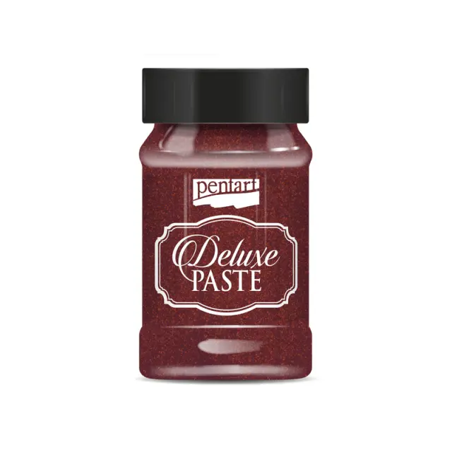 Deluxe paste 100 ml Pentart, Μπορντό-Χρυσό