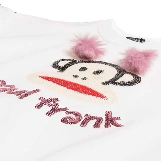 Μπλούζα φούτερ Paul Frank με παγιέτες 3