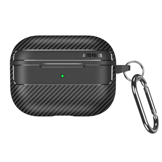 Carbon Θήκη Σιλικόνης για Airpods Pro 3-Black OEM 2