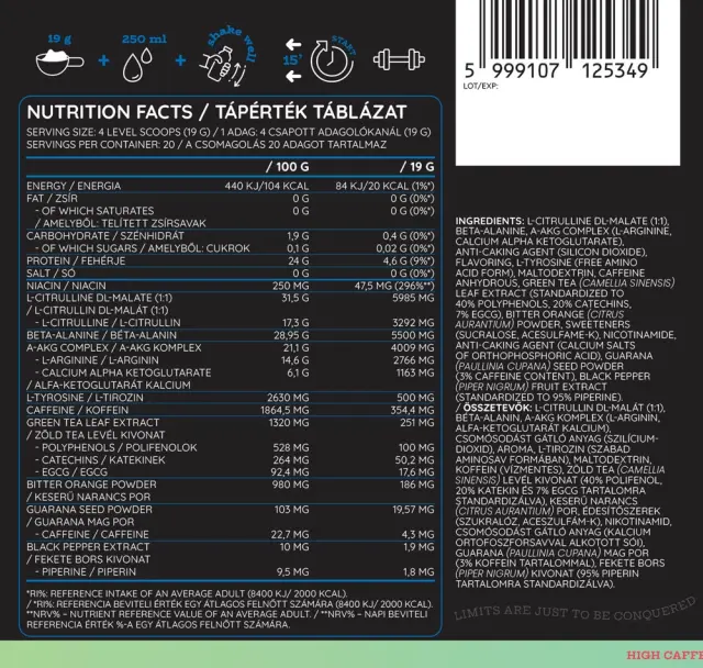 Nutriversum Limitless PWO Bubblegum, 380 g 2