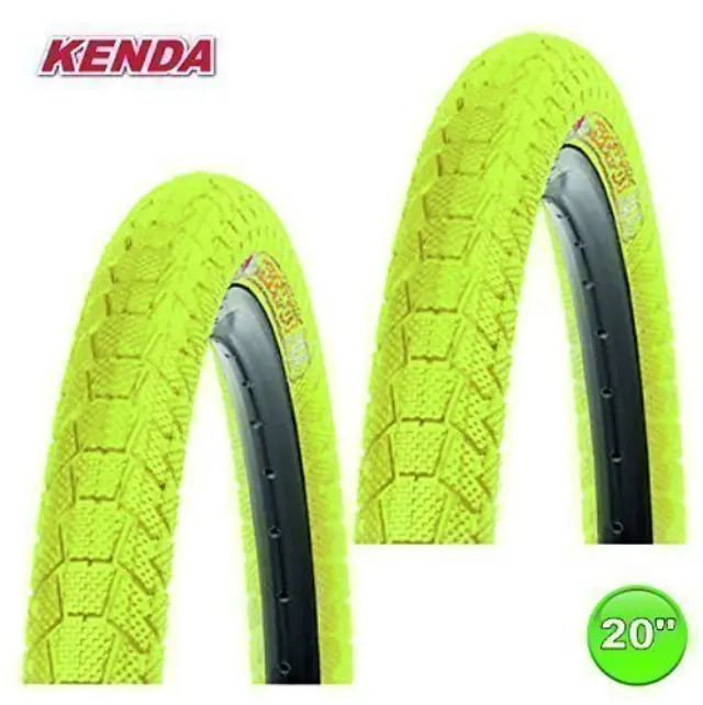 ΕΛΑΣΤΙΚΑ KENDA 20x1.95 K-907 KRACKPOT ΧΡΩΜΑΤΙΣΤΟ - ΚΙΤΡΙΝΟ
