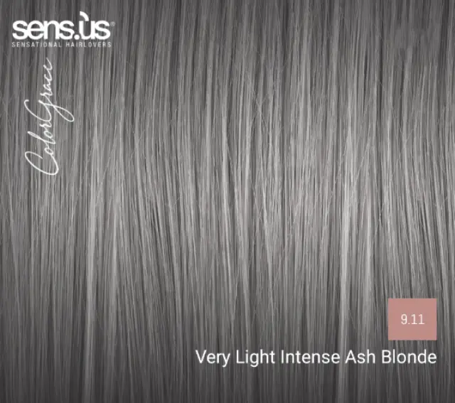 Sensus Color Grace M3K 9.11 Intense Very Light Ash Blonde 100ml - (μόνιμη βαφή έντονο πολύ ανοιχτό ξανθό σαντρέ) 2