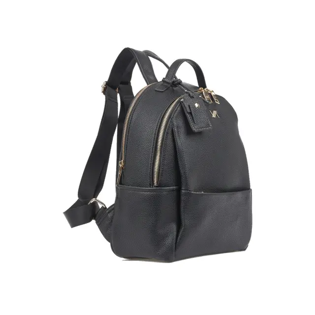VERDE ΓΥΝΑΙΚΕΙΟ ΣΑΚΙΔΙΟ ΠΛΑΤΗΣ-BACKPACK 16-0008916 ΜΑΥΡΟ 2