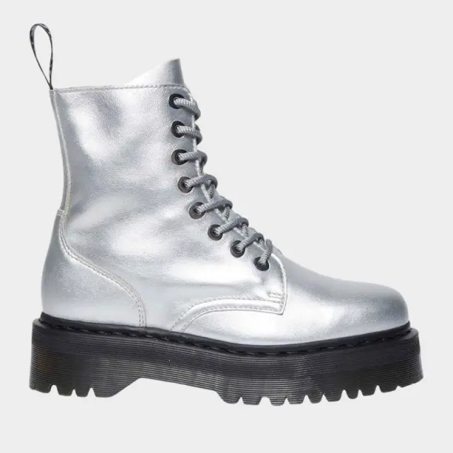 Αρβυλάκι Dr. Martens Jadon Milled Metallic 31922040 Ασημί - 37