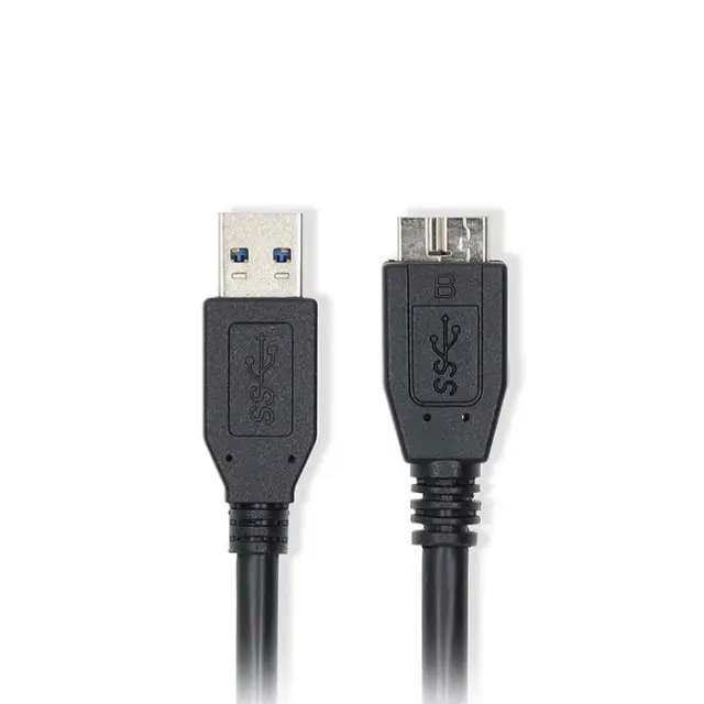 Kαλώδιο USB 3.2 Gen 1x1 A αρσ. - USB Micro B αρσ., 1.00m, σε μαύρο χρώμα.