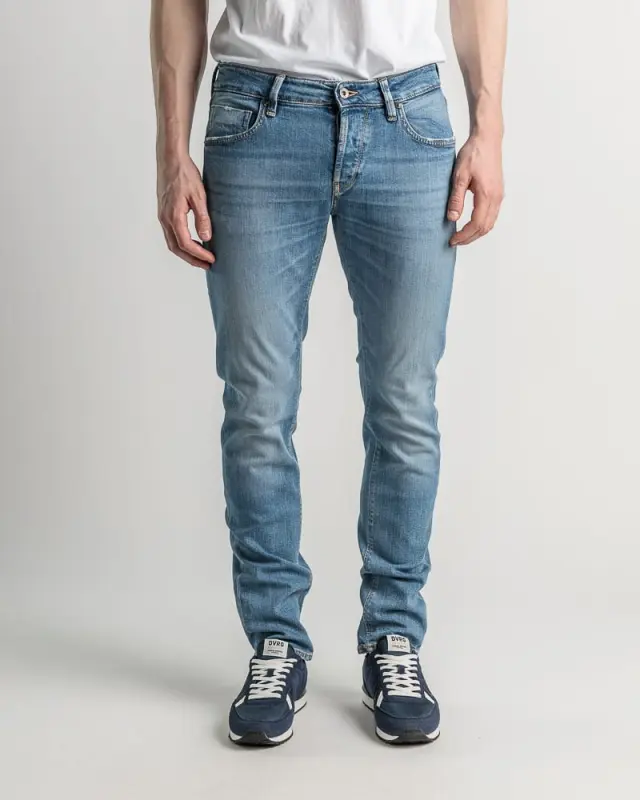 Devergo Ανδρικό NEW SLIM 25101 Τζιν Παντελόνι – Washed Blue - 32