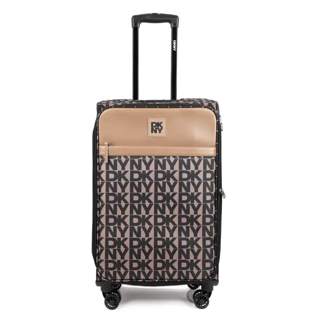 Bαλίτσα Μεσαία υφασμάτινη DKNY New Era D4610-DT418NE5 Καφέ