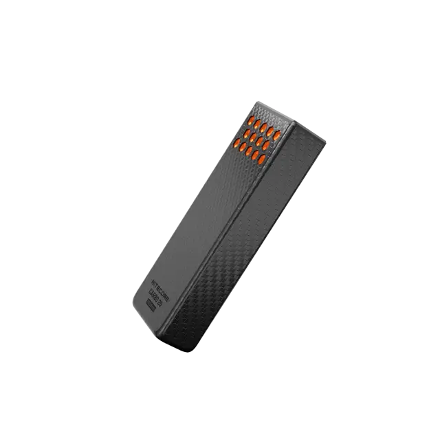 POWER BANK NITECORE CARBO 20, Carbon Fiber, Fast Charge, 65W MAX, ORANGE 2