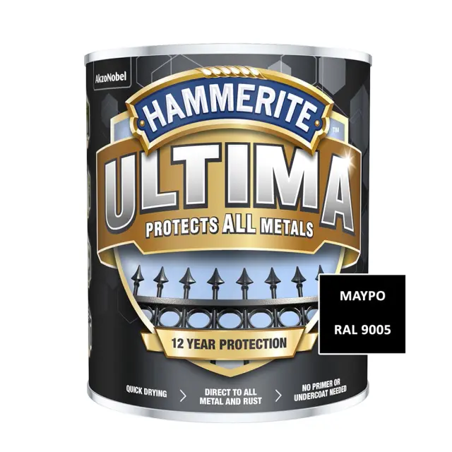 VIVECHROM HAMMERITE ULTIMA 750ML - ΓΥΑΛΙΣΤΕΡΟ ΜΑΥΡΟ