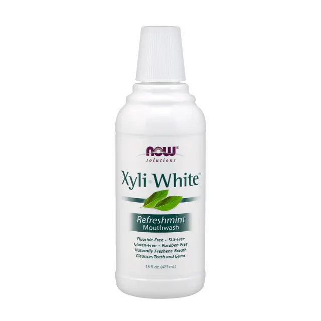 Now Foods XyliWhite Refreshmint Mouthwash Refresmint, 473 ml