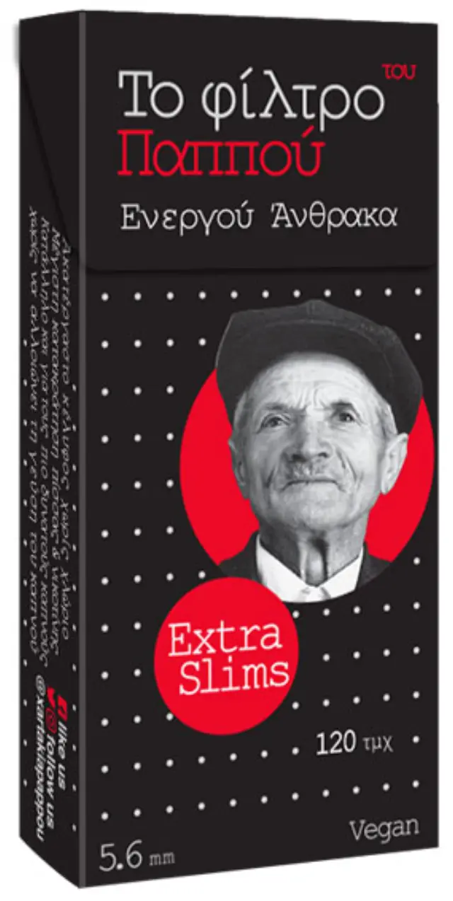 Του Παππού Φιλτράκια (47634) - Άνθρακας Ultra Slim Pocket - 5.7mm 2
