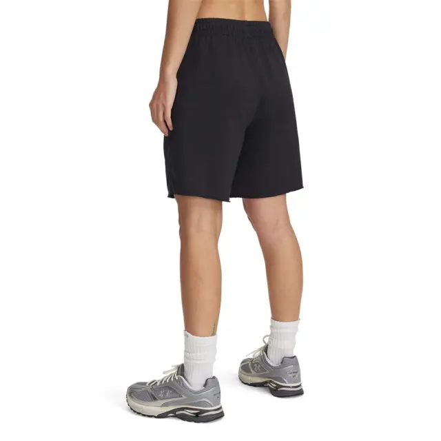Under Armour Women's Icon Terry Long Short Μαύρο 1389632-001 (Under Armour) - XSmall 2