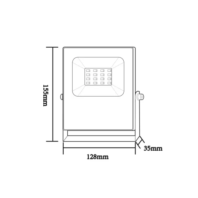 LED SMD ΠΡΟΒΟΛΕΑΣ 230V AC 10W RGBW IP66 ΜΑΥΡΟ / Q10RGBW 2
