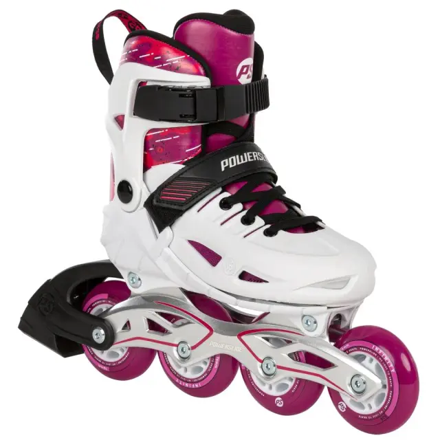 POWERSLIDE Phuzion Universe 4W Αυξομειούμενα Πατίνια - Ροζ Λευκό-Ροζ - 37-40 2