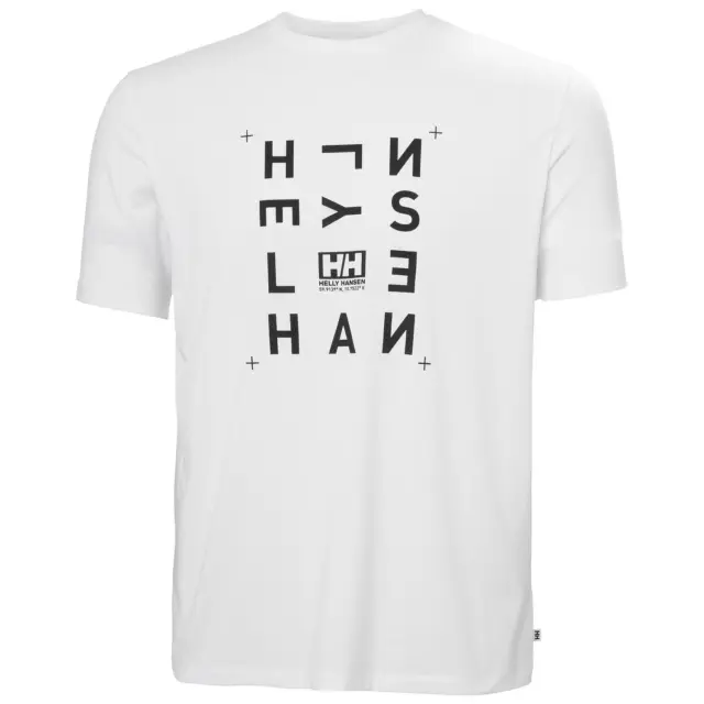 Helly Hansen Skog Graphic T-Shirt Sup White - XL
