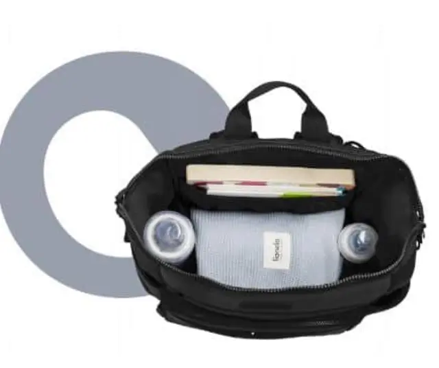 Lionelo Cube Τσάντα Αλλαξιέρα Backpack Gray 5903771702478 3