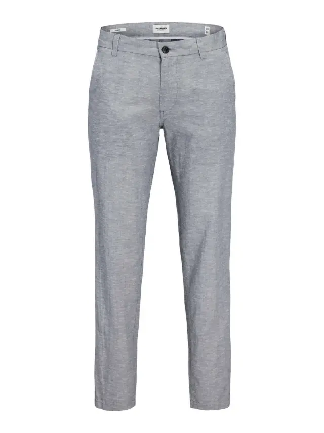 JPSTACE SUMMER LINEN BLEND CHINO PANT SN Faded Denim - 32 , 34