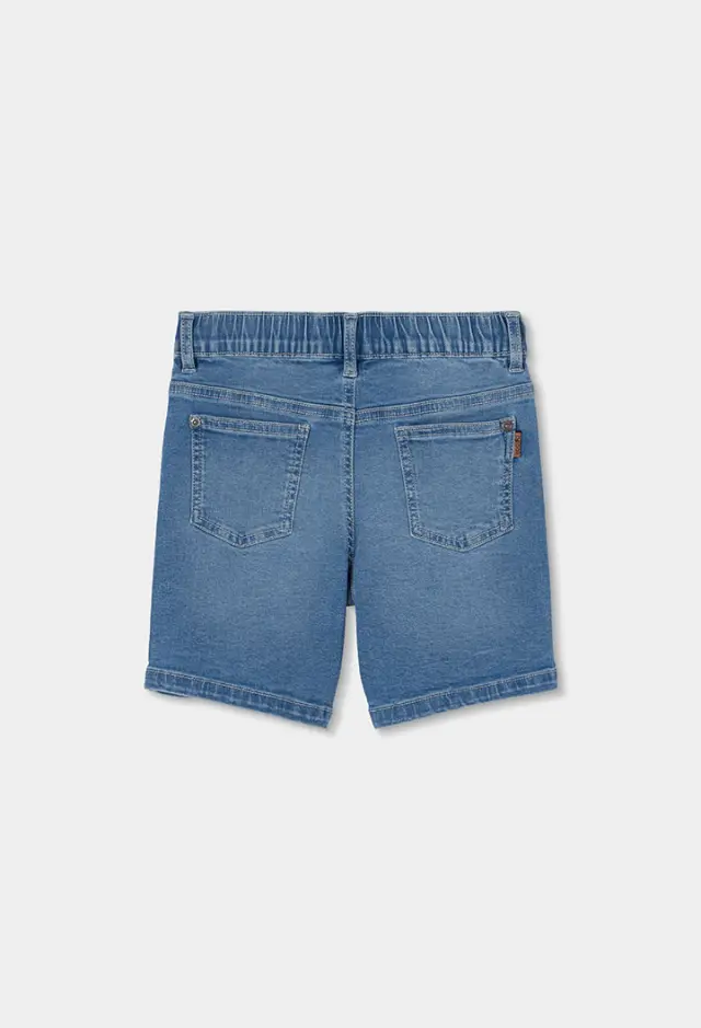 Boboli Stretch denim βερμούδα σορτς για αγόρι 603065-BLUE 2