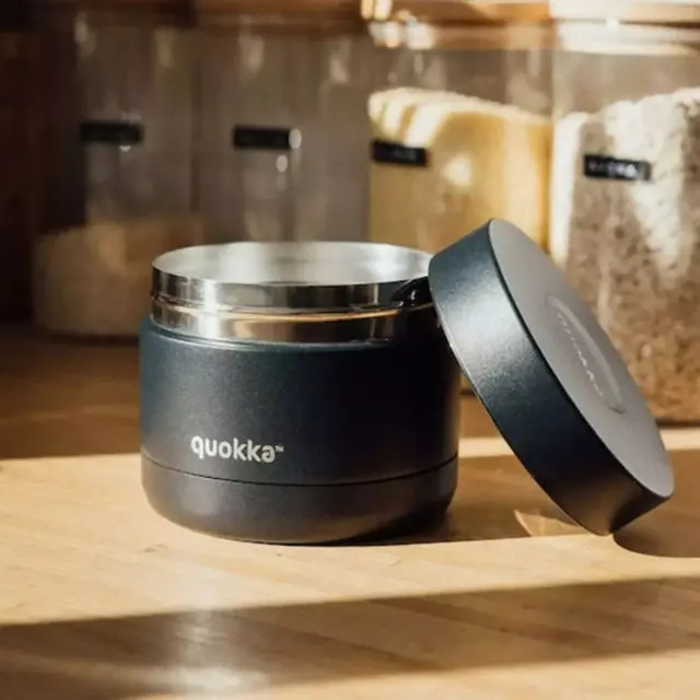 Δοχείο φαγητού Θερμός ανοξείδωτο Quokka Thermal SS Food Jar Whim Black 600ml 40114 2